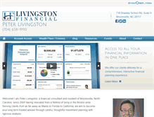 Tablet Screenshot of peterlivingston.com